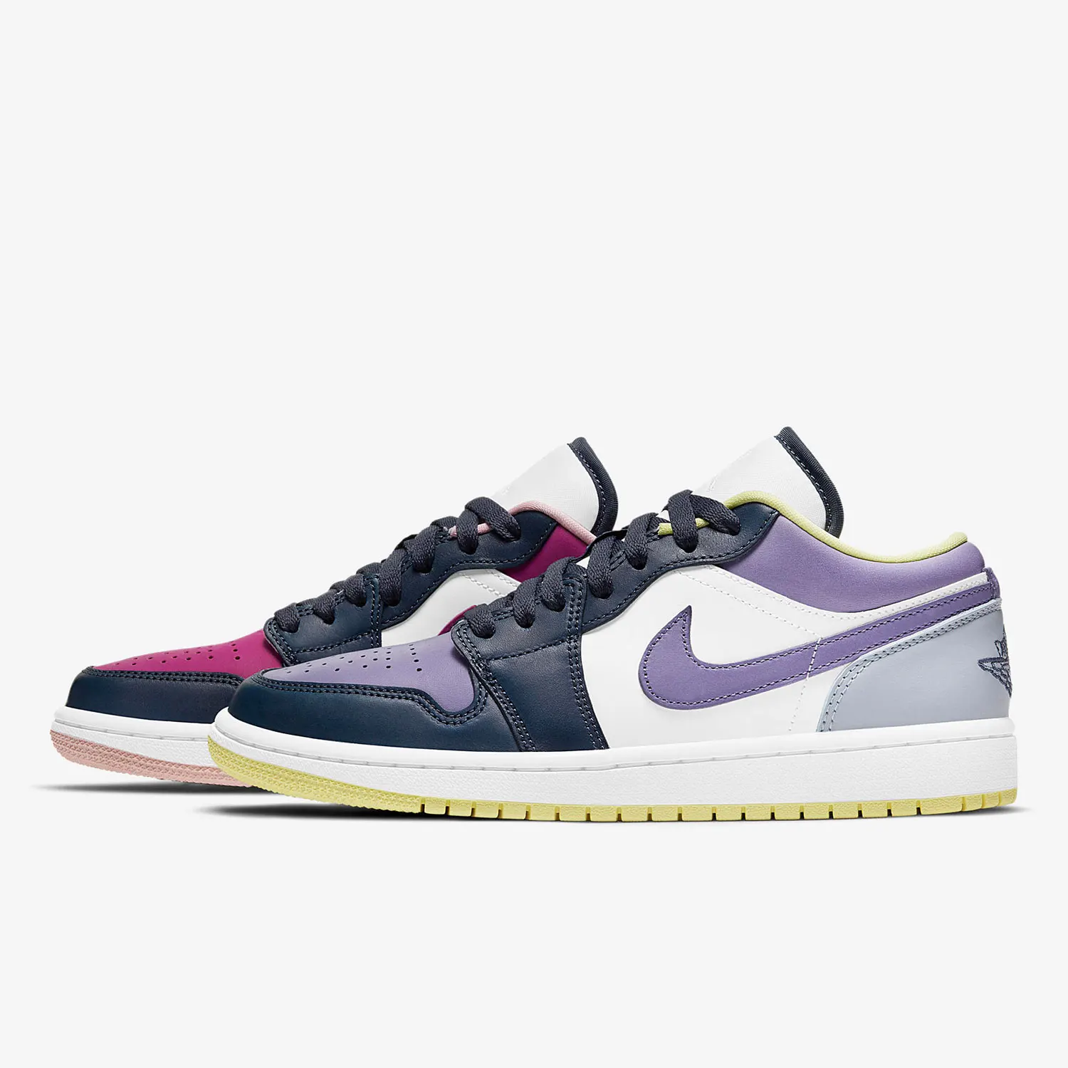 Nike genuine Air Jordan 1 men's and women's low cut sports basketball shoes DJ4342-400