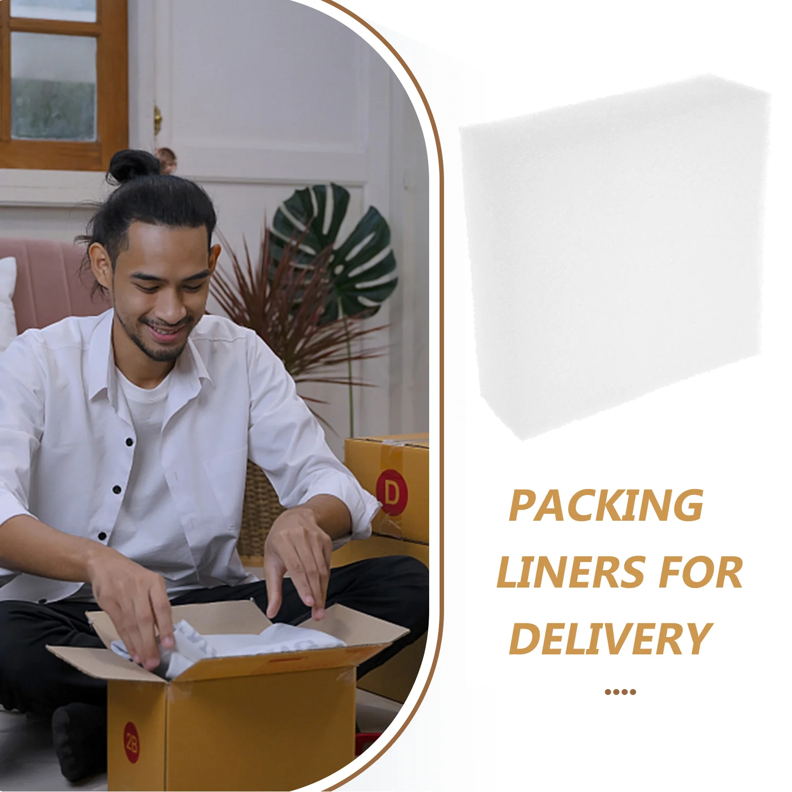 4 Pcs Foam Pad Packing Inserts Board Delivery Boards Pearl Cotton Packaging Professional Liner Wrapping Express Supply