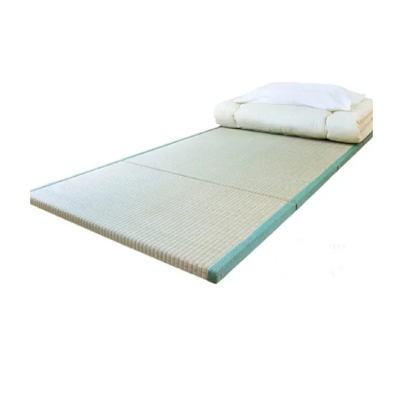 

Folding Japanese Traditional Tatami Mattress Mat Rectangle Large Foldable Floor Straw Mat For Yoga Sleeping Tatami Mat Flooring