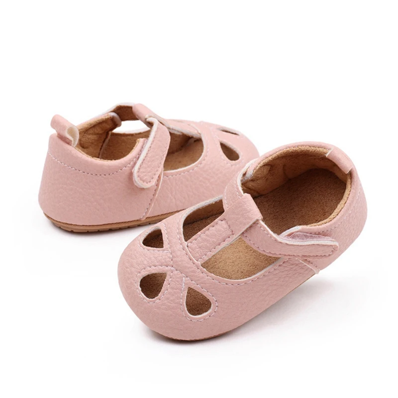 Sandalias de primavera y verano para bebé, zapatos informales para primeros pasos, transpirables, antideslizantes, de 0 a 18 meses