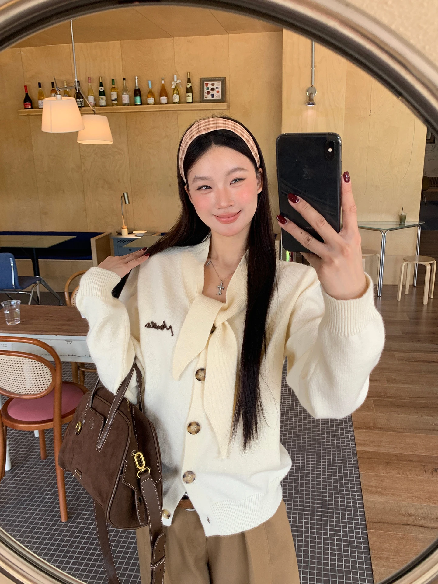 

Красный вязаный открытый кардиган Celebri, женский осенний свободный свитер с длинным светом, пальто Ele Sle, прямой крой, для поездок на работу...