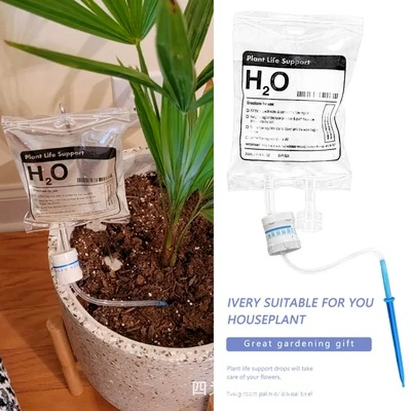 350ML Lazy Potted Plant Watering Drip Irrigation Home Garden  Automatic Watering Machine Flower Drip Bag Quantitative
