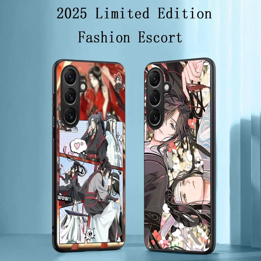Wei wuxian x lan wangji anime Phone Case For Samsung Galaxy S26 S25 S24 S23 S22 S21 Plus Ultra Note20 Soft Black