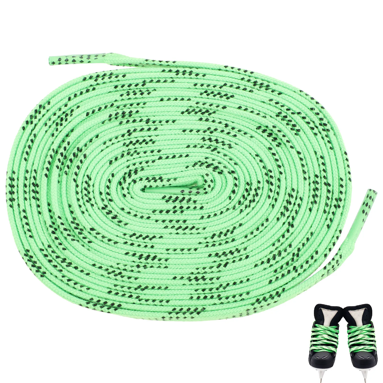 

1Pair Stylish Hockey Laces for Ice Hockey Skates Skates Athletic Shoes Sneakers Flaming-Tip Repairable