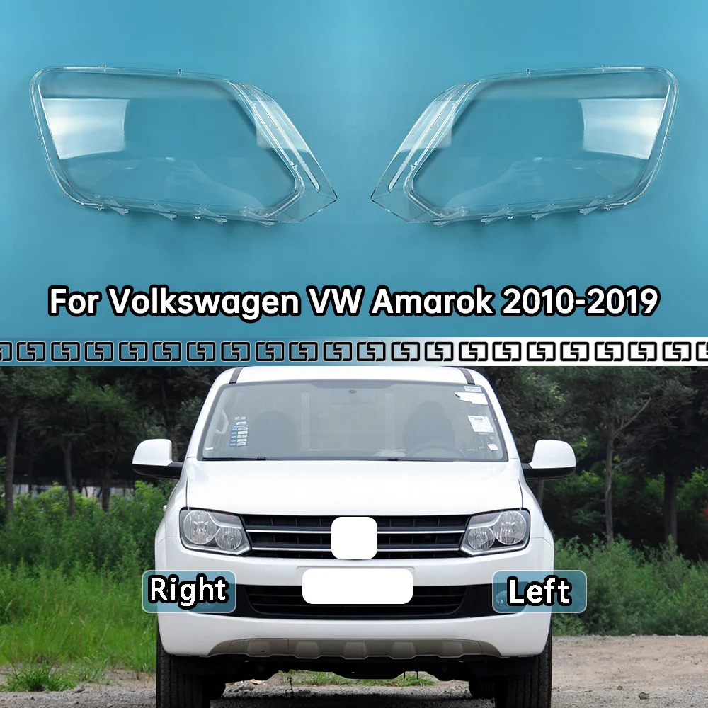 

For Volkswagen VW Amarok 2010-2019 Car Headlamp Lens Cover Headlight Glass Lens Lamp Transparent Shade Shell Car Accessories