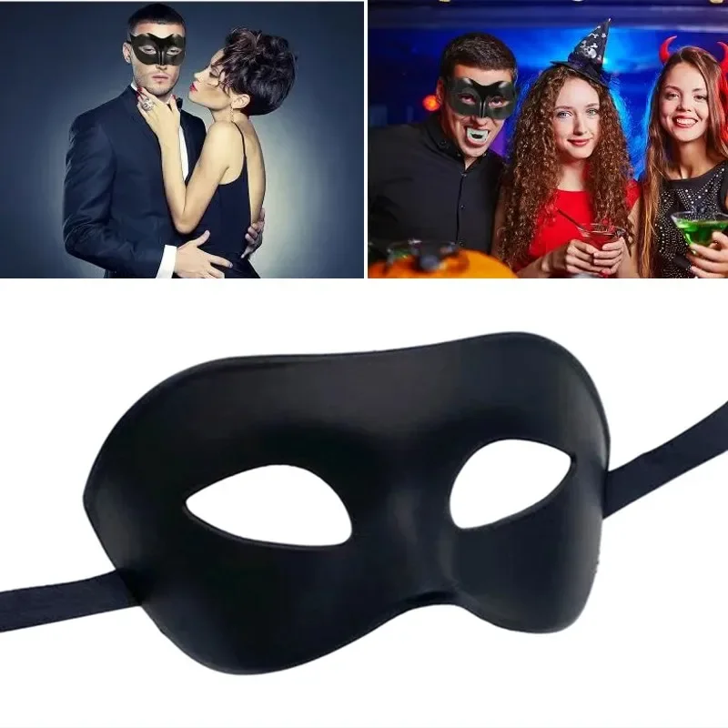 

Венецианская маскарадная маска для глаз - пластиковая маска для лица пары на Хэллоуин, карнавал, выпускной и костюмированные вечеринки Маска на Хэллоуин