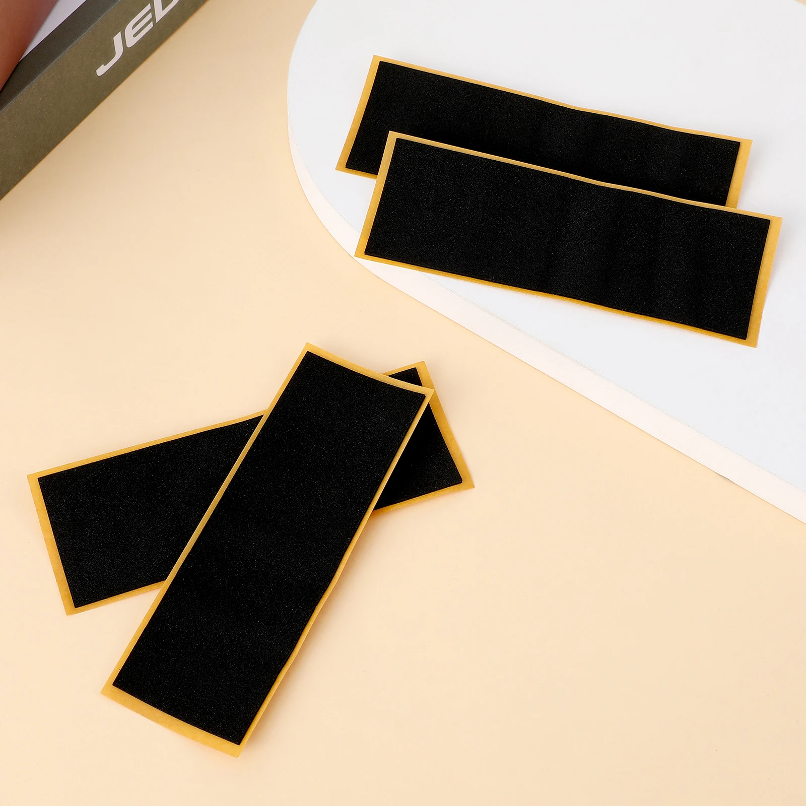 15 pçs fitas de aperto de espuma para teclados fitas de aperto de espuma antiderrapante adesivos mini amortecimento espuma skate sem cortes deck griptape adesivos