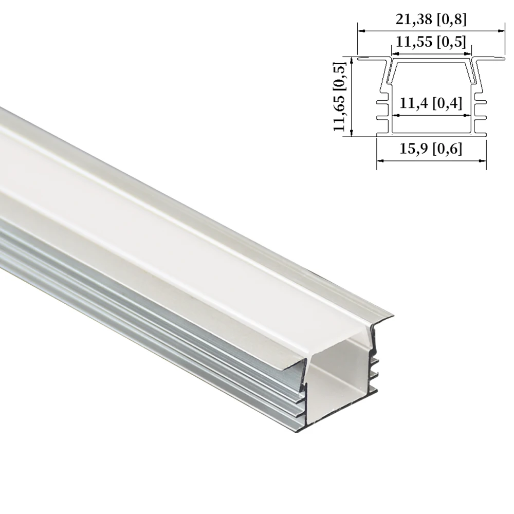 16*12mm 2 szt. 0.5m wysokiej wysokiej jakości aluminium lampa linia ledowa ze stopu do oświetlenie dekoracyjne w gablotach i szafkach na wino