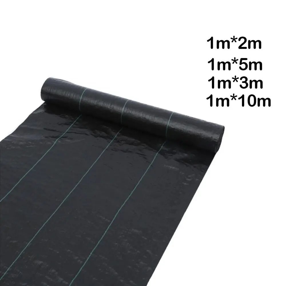 Flower Beds Landscape Ground Cover Sheet Fabric Membrane Black Membrane Ground Sheet Cover Gardening PE