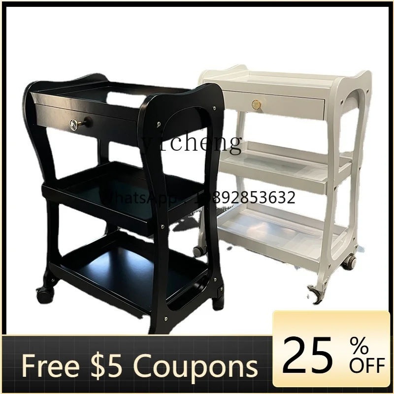 

Medical Beauty Small Beauty Car Mobile Drawer Storage Rack Spa Face Washing Cart
