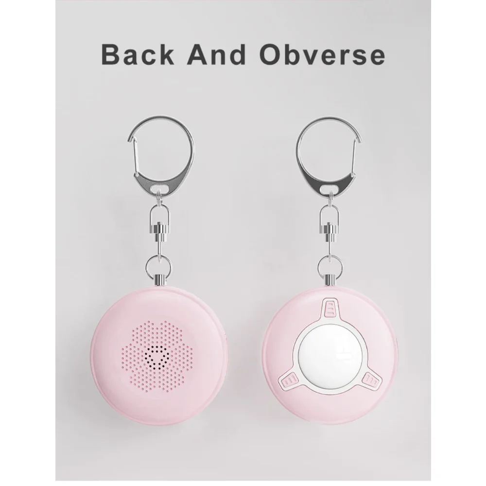 High Frequency Sound 150db Light Tracker Anti Theft Clip on Personal Alarms Pattern Safety Keychain Self Defense Protection