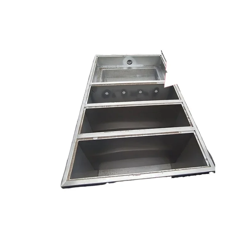 304 stainless steel grease trap buried oil-water separator kitchen catering commercial customizable sewage filter