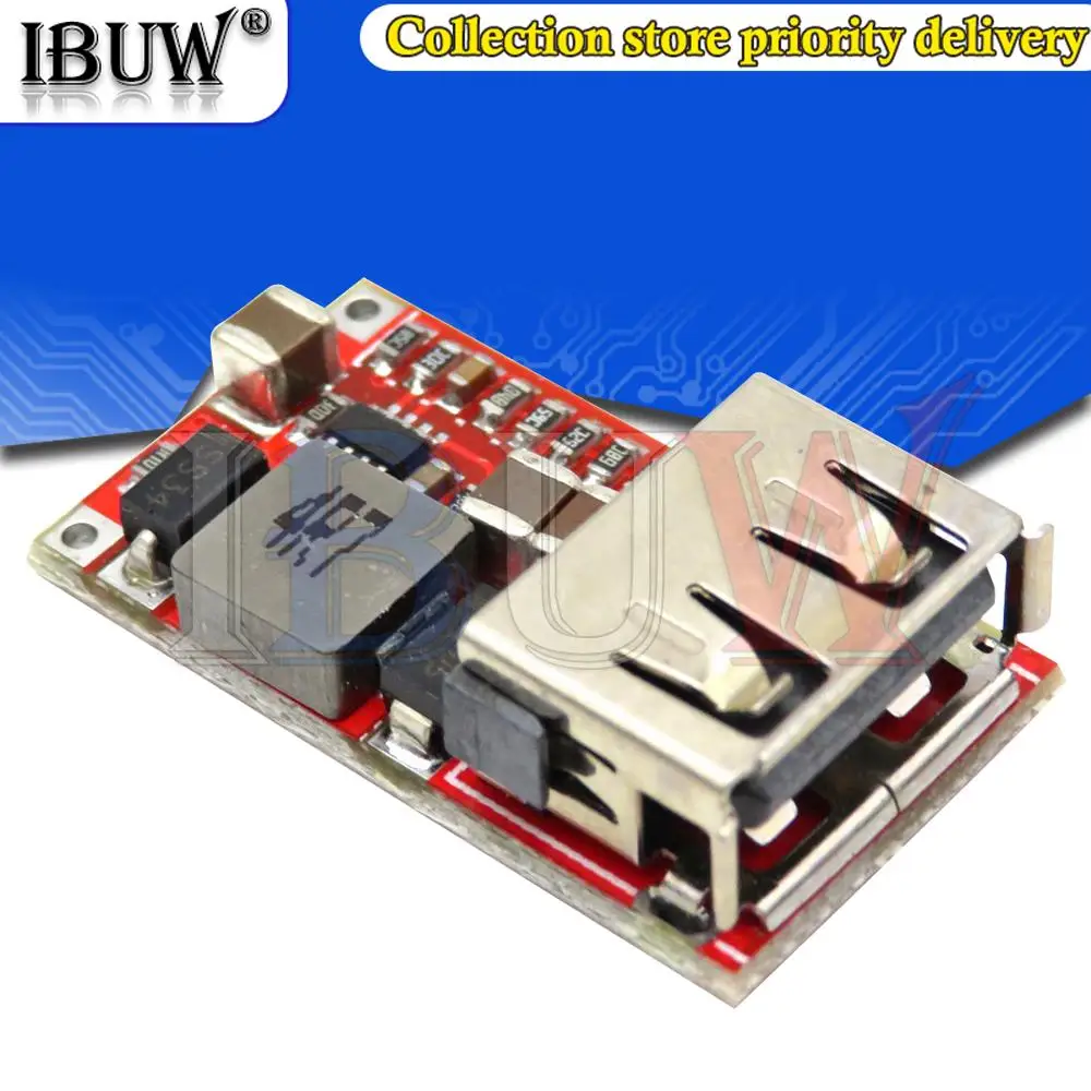 5PCS 6-24V 12V/24V to 5V 3A CAR USB Charger Module DC Buck step down Converter 12v 5v power supply module