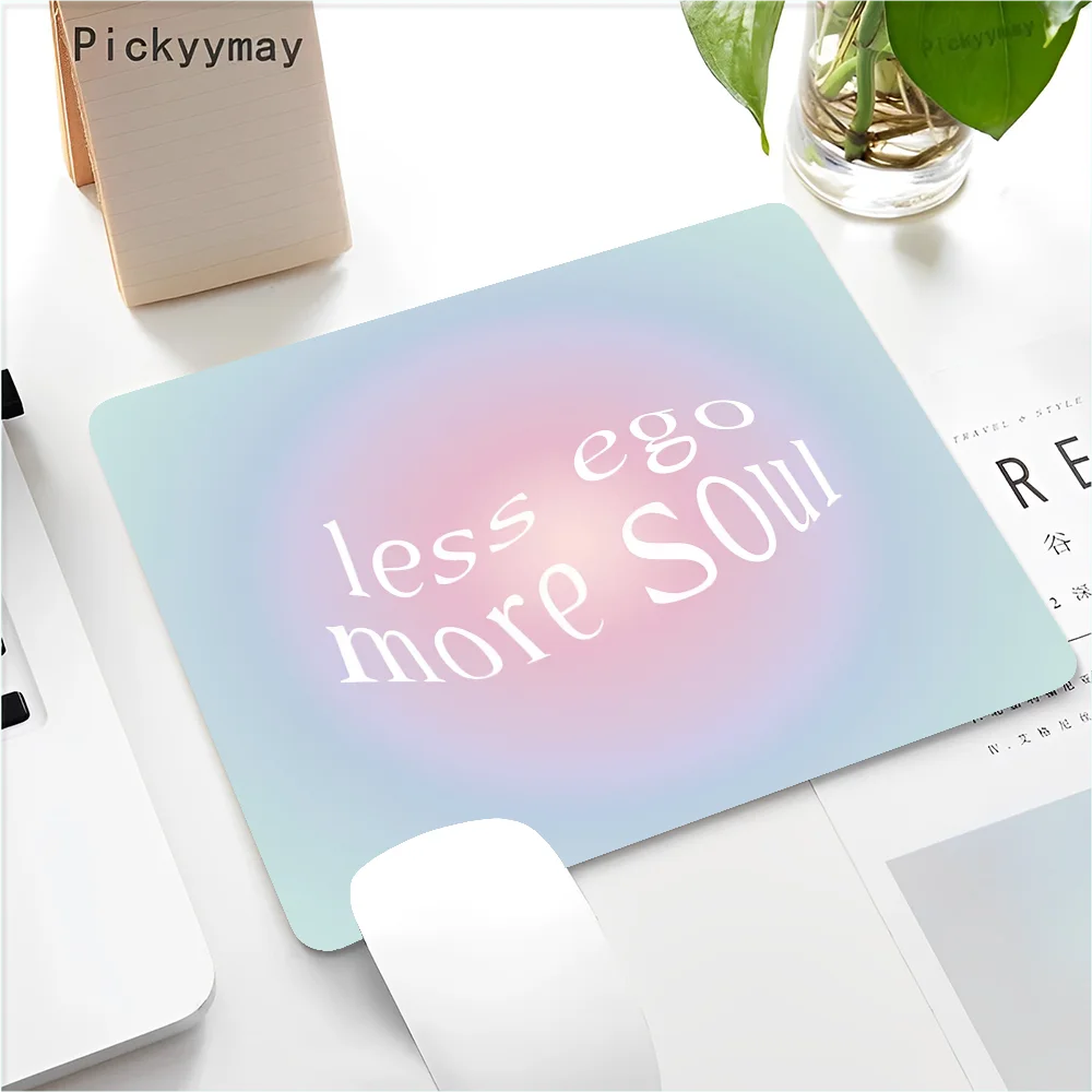 Pink Aura Energy Mousepad Small Office Computer Desk Mat Table Keyboard Big Mouse Pad Laptop Cushion Non-slip Deskpad Home Decor