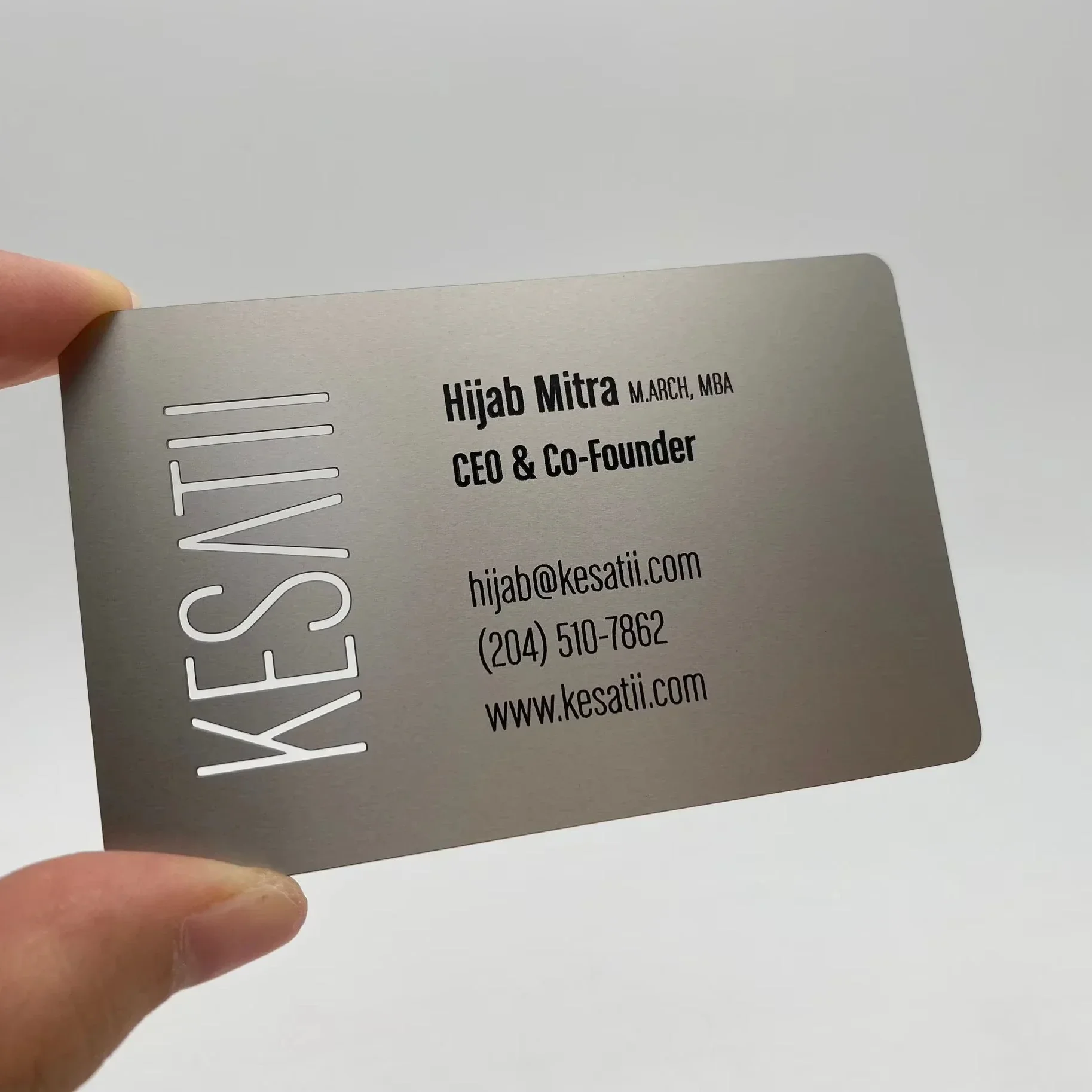 

Luxury Custom Black Silver Mirror Finish Stainless Steel Business Cards Laser Cut Engraved Brass Blanks