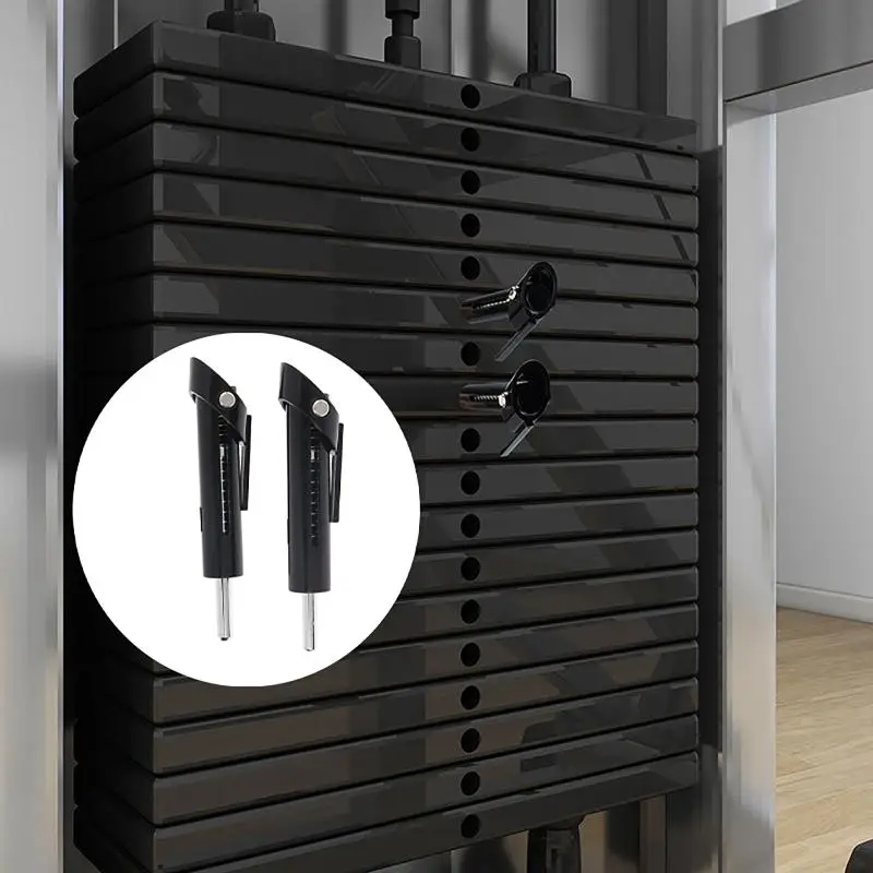 2 Stück Gewichtsstapelstifte 7,8MM/9,5MM Krafttraining Gewichtsreduzierungsstifte Fitnessgeräte Ersatzzubehör – Detail 2