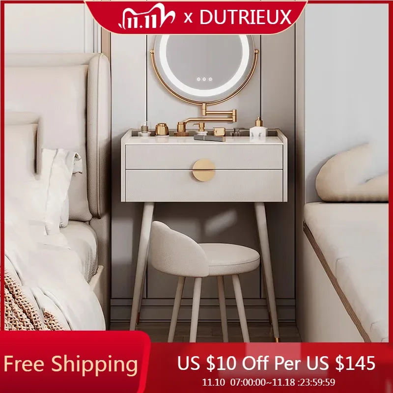 

Nordic Organizers Dressing Table Container Woman Bedroom Classic Dressing Table Drawer Cabinet Schminktisch Bedroom Furniture