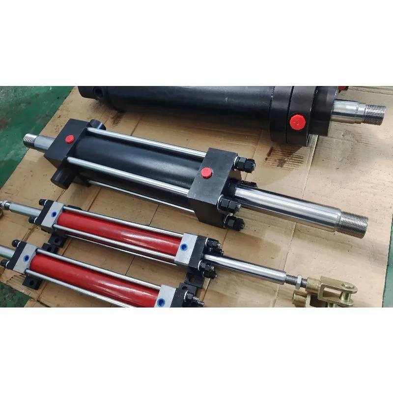 20tons Long Tie Rod Hydraulic Oil Cylinder  Motion Simulator  400mm Stroke Heavy Duty Pneumatic Cylinder view 3