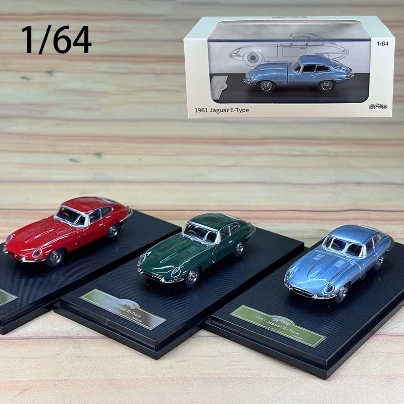 

Diecast Model Car GFCC 1:64 Alloy 1961 Jaguar E-Type Car Model Toys for Boys Collection Display Gift