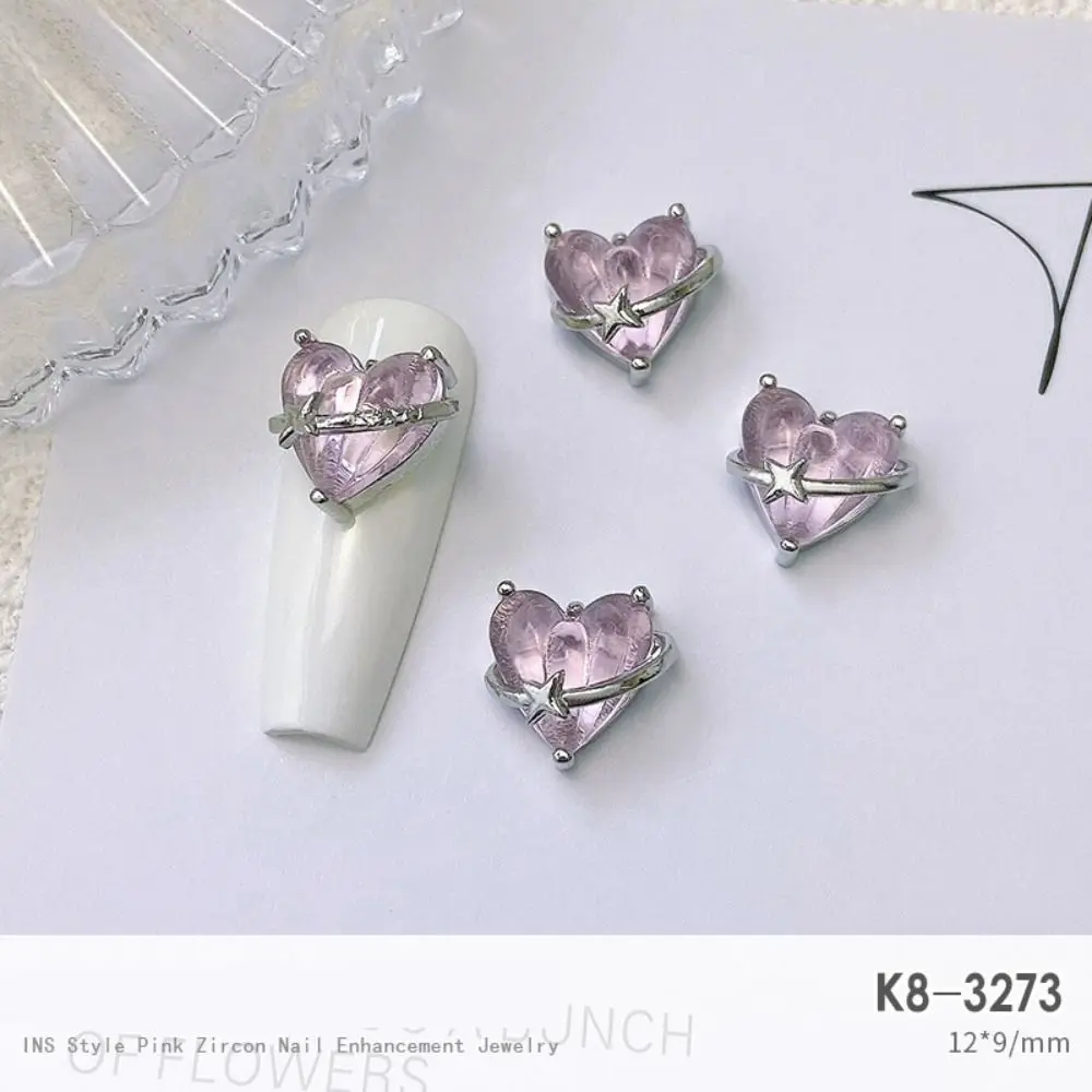 

Light Luxury Charms Luxury Nails Japanese Style Loving Heart Nail Decor Pendant DIY Nail Charms Manicure Ornaments