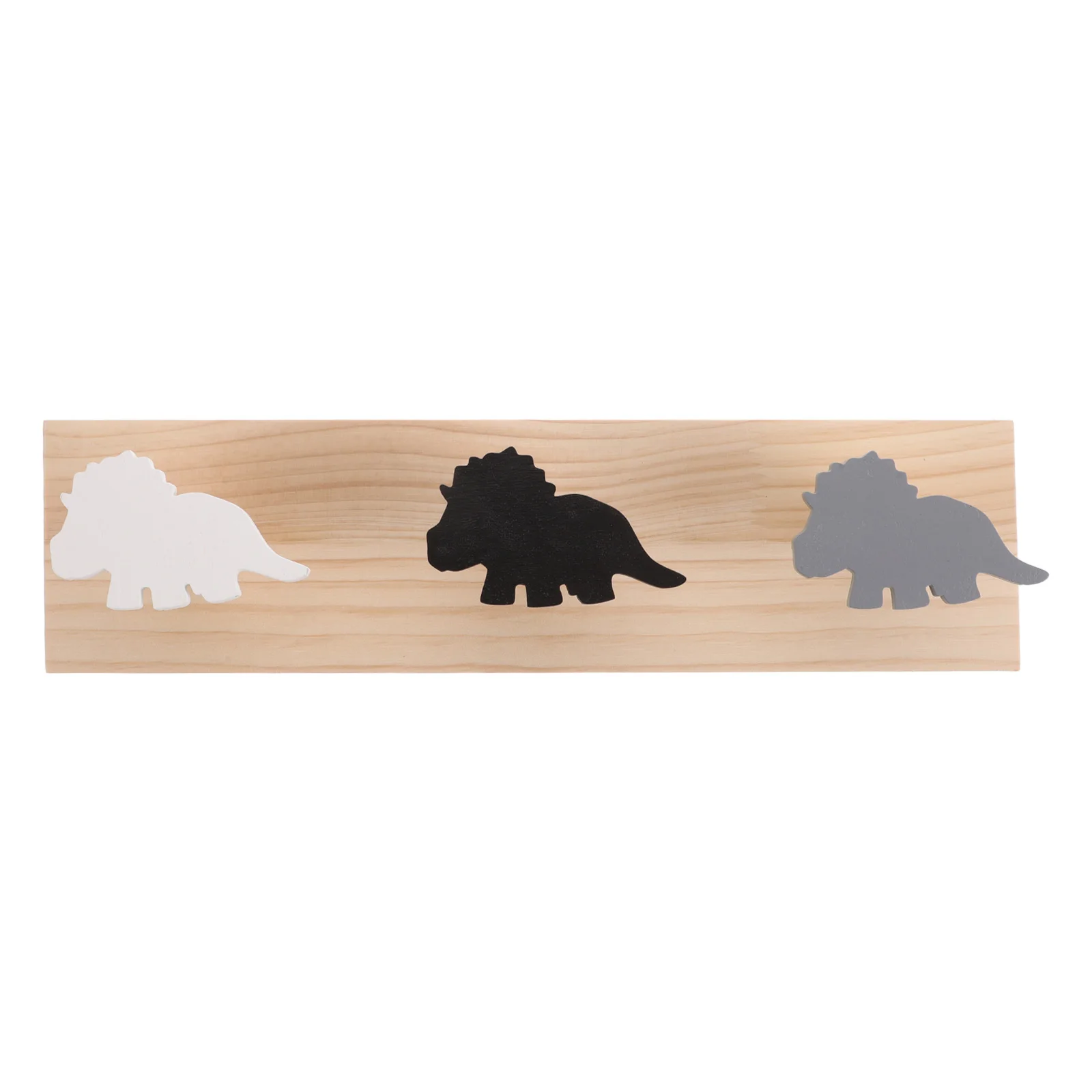 

Dinosaur Wall Hooks For Kids Multi Color Pine Board Plywood Hanging Clothes Bags Towels Bedroom Decor Childrens Room Accessories