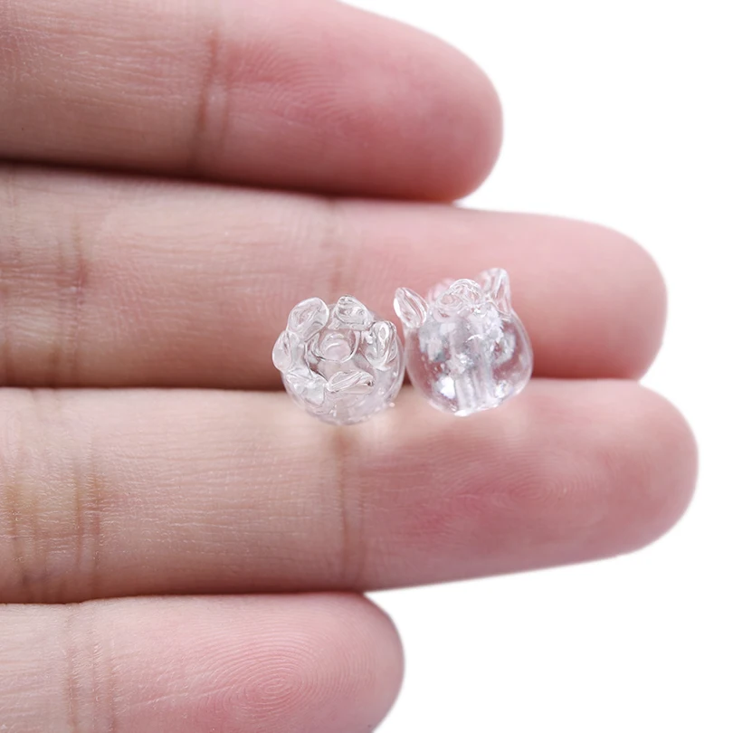 30 teile/los süße Blume Maiglöckchen Charm Anhänger für Schmuck herstellung liefert handgemachte Glas DIY Vintage Ohrringe Ergebnisse – Detail 27