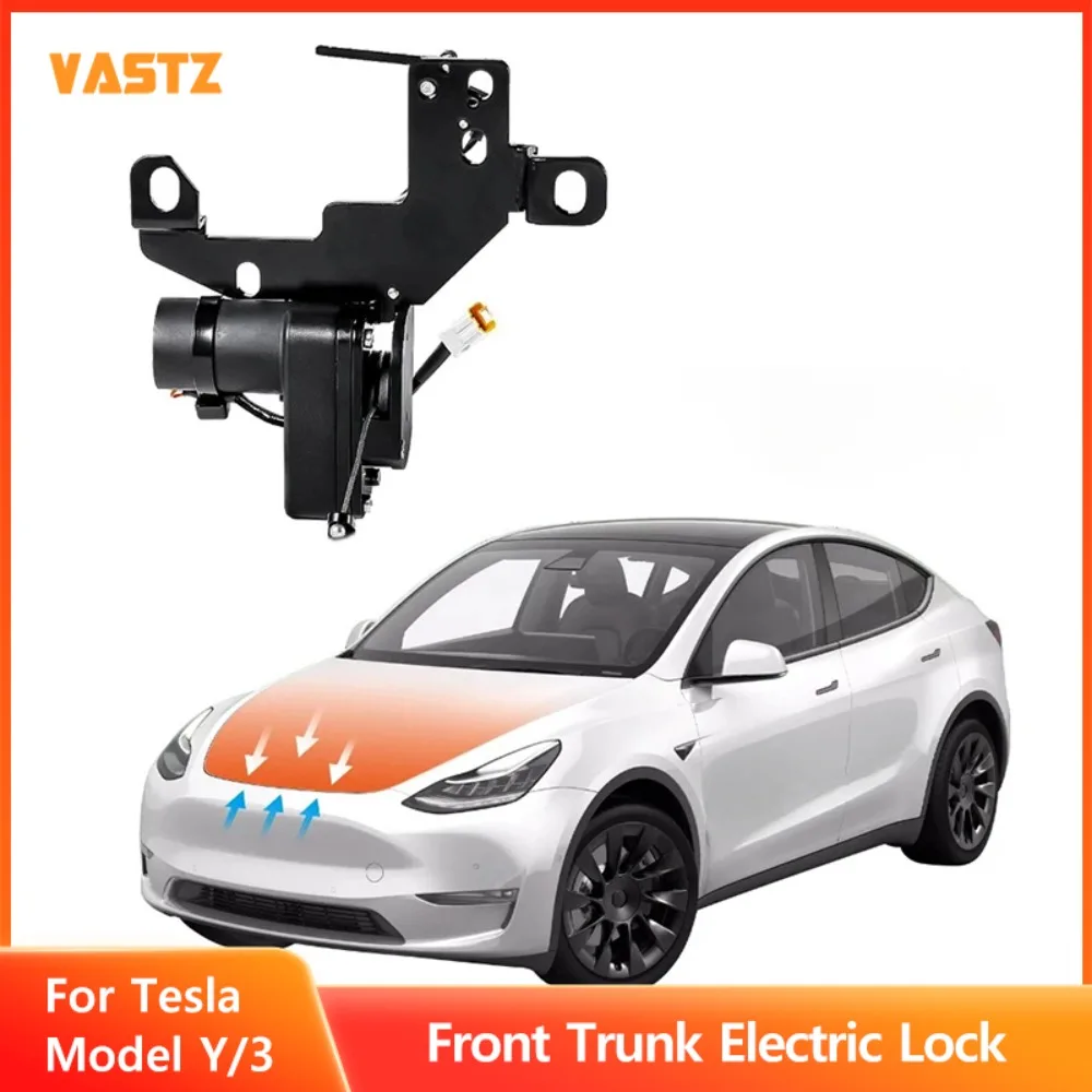 

For Tesla Model 3 Y 2021-2024 Highland Car Frunk Soft Closing Lock Front Trunk Auto Close Electric Cover Automatic Lock Closer