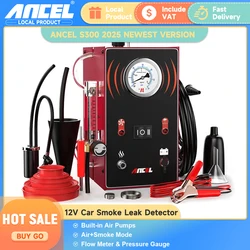 Ancel-Détecteur de fuite de fumée de voiture S300, EVI-Smoke Machine, Détecteur de fuite automobile, Testeur de diagnostic du système de conduite de carburant