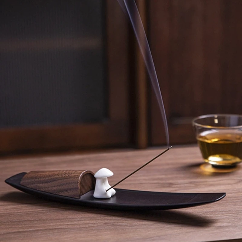 Ретро-китайская Bluetooth-колонка с диффузором для благовоний, декоративный ароматический прибор в стиле дзен, подарок для дома, медитации, йоги, чайной комнаты, оздоровления