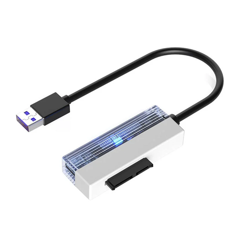 USB2.0 auf 6P+7P SATA-Kabel SATA auf USB 2.0-Adapterkabel für Laptop CD-ROM DVD-ROM ODD-Adapter-Konverter