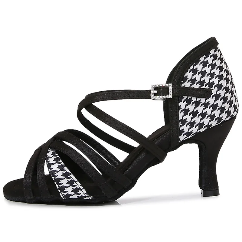 

LOOGTSHON латинские танцевальные туфли на водной платформе, женская модная обувь, джазовые туфли на высоком каблуке