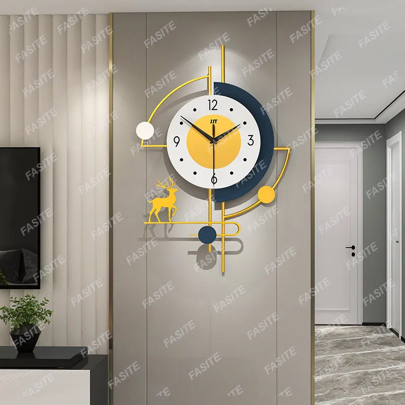 

Creative Mural Wall Clocks Modern Design Unusual Metal Wall Clocks Luxury Stylish Design Duvar Saatleri Garden Decoration HY50WC