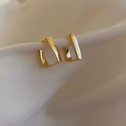 Geometric Metal Earrings for Women Irregular Circle Square Earrings Femme Drop Earrings Fashion Jewelry Gift Pendientes 2025
