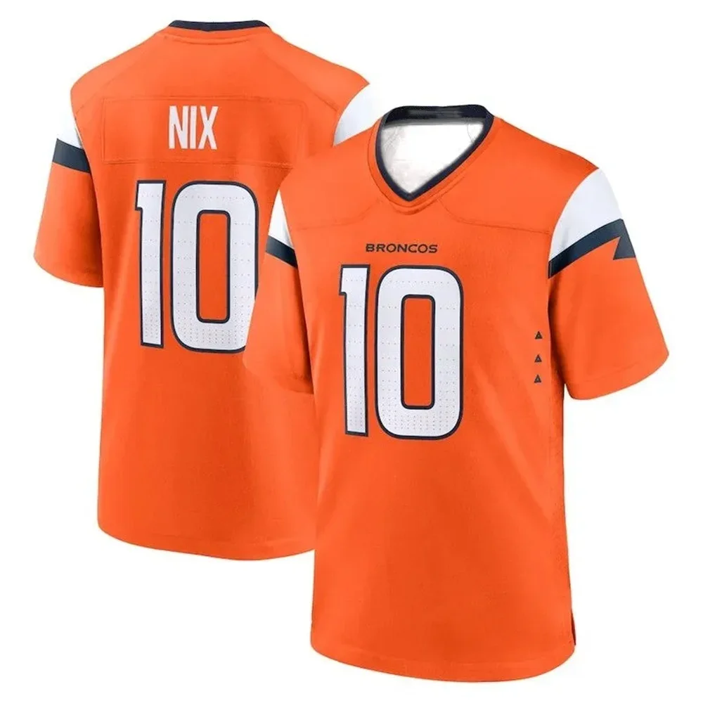 صيف جديد الرجبي قصيرة الأكمام دنفر الكبار الرجال والنساء برونكو ملابس تدريب تي شيرت الأطفال ملابس رياضية رداء علوي غير رسمي