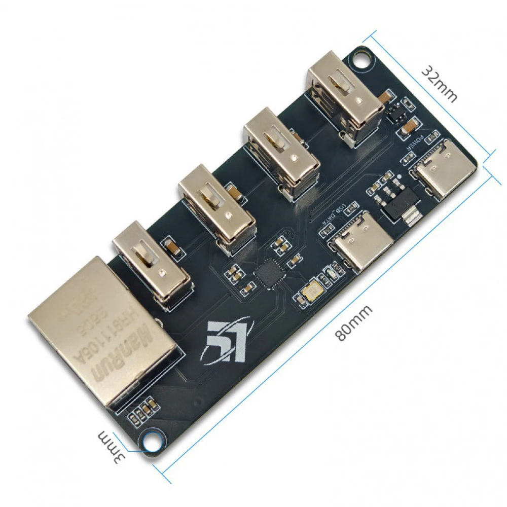 MCP4728 4-Channel DAC I2C Module 12-Bit, Digital to Analog Converter Breakout Board 3.3V-5.5V for Arduino/PLC