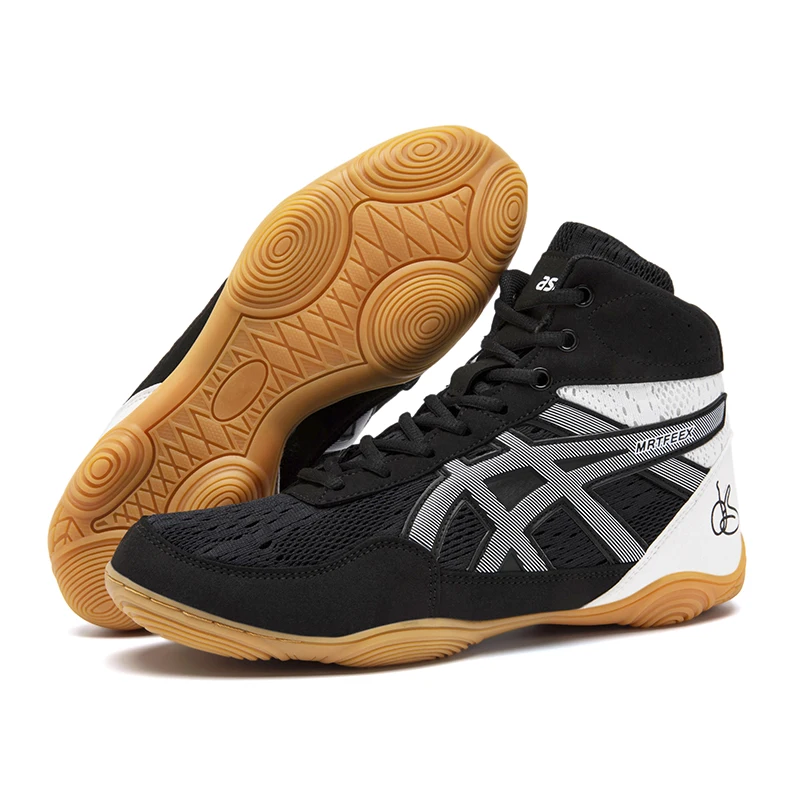 

Мужские легкие боевые боксерские кроссовки высокого качества, дышащие боксерские кроссовки с сеткой, профессиональные борцовские ботинки, размер 36-45