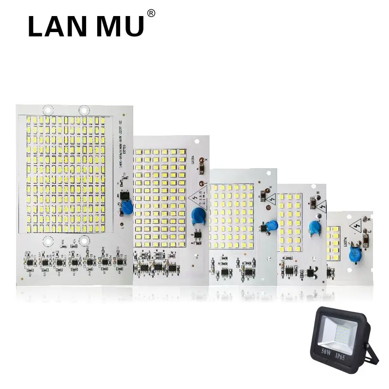 LED Lamp Chips 220 V SMD Lamp 2835 Smart IC Led Licht Ingang 10 W 20 W 30 W 50 W 100 W Voor Outdoor Schijnwerper