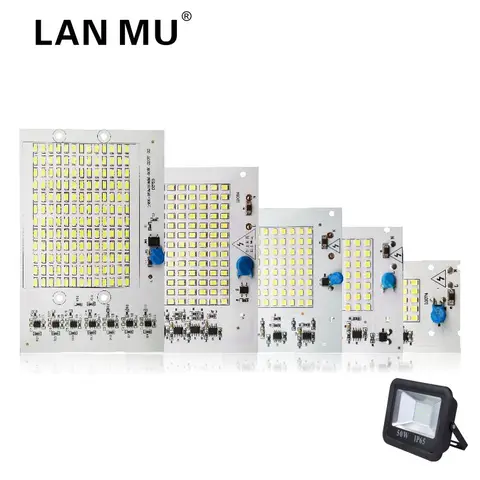 LAN MU LED чипы SMD 2835 220В  для уличного прожектора