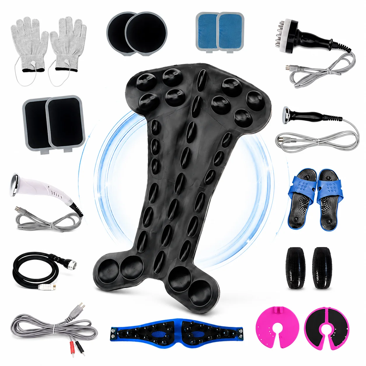 Physiotherapy Bioelectricity Human Personal Body Control DDS Massager Gloves Meridian Health Instrument Electrotherapy Accessory
