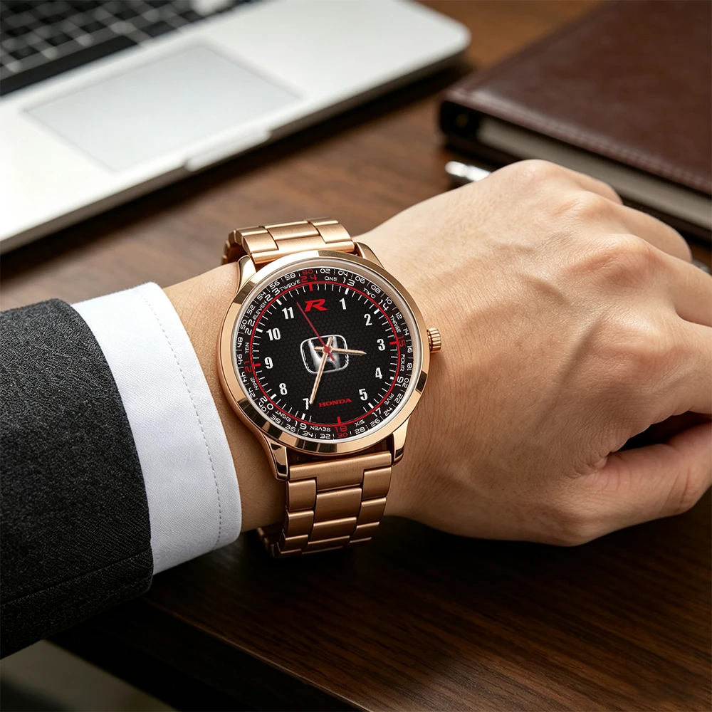 นาฬิกาข้อมืออัลลอยสีโรสโกลด์สำ - Mens Fashion In 40S บทวิจารณ์และราคา