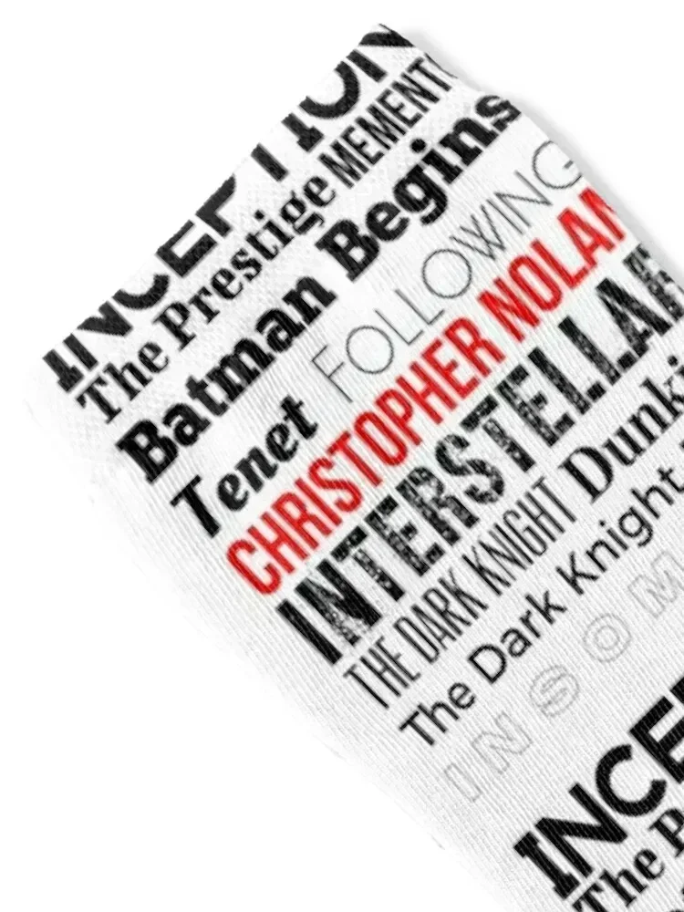 Christopher Nolan Movies Tshirt Socks heated kawaii kids sheer Socks Men Women's