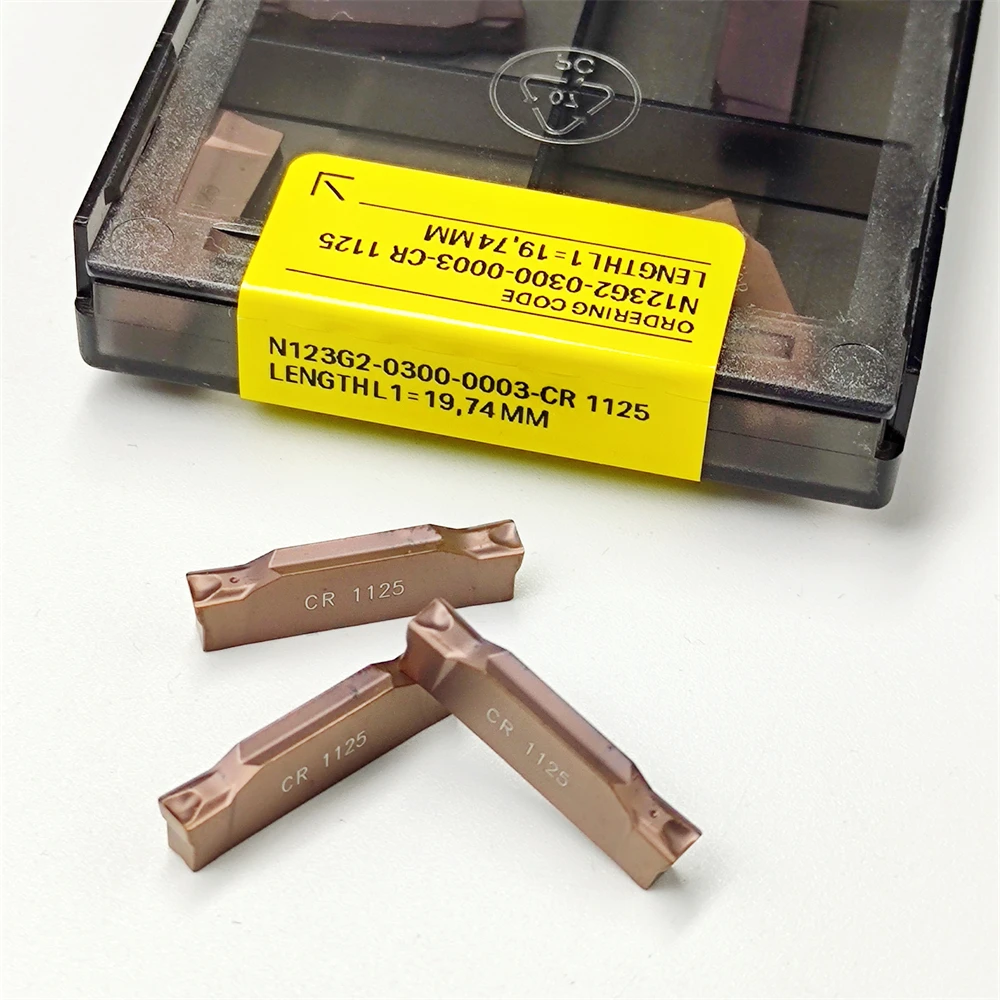 Imagem -06 - Anfitrião Vender 10 Peças Ferramenta Cnc N123g20300-003-cr1125 Carboneto Inserir Lâmina Torno para Torneamento Externo de Alta Qualidade