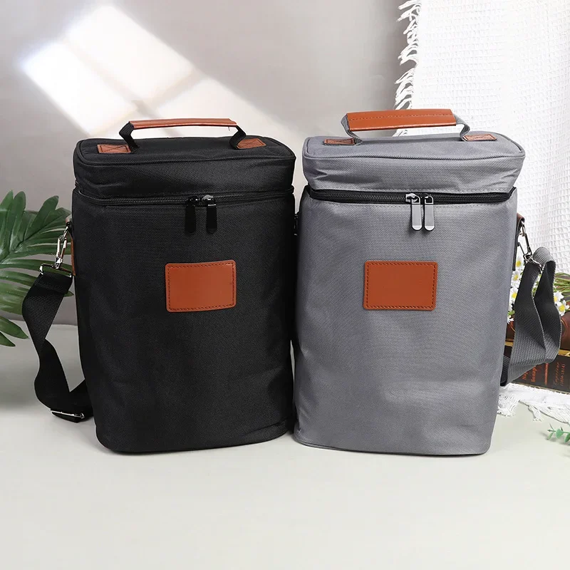 Bolsa  almuerzo bolsa aislante  vino tinto 4 botellas  vino bolsas enfriadoras  hielo frío bolso portador  vino tinto