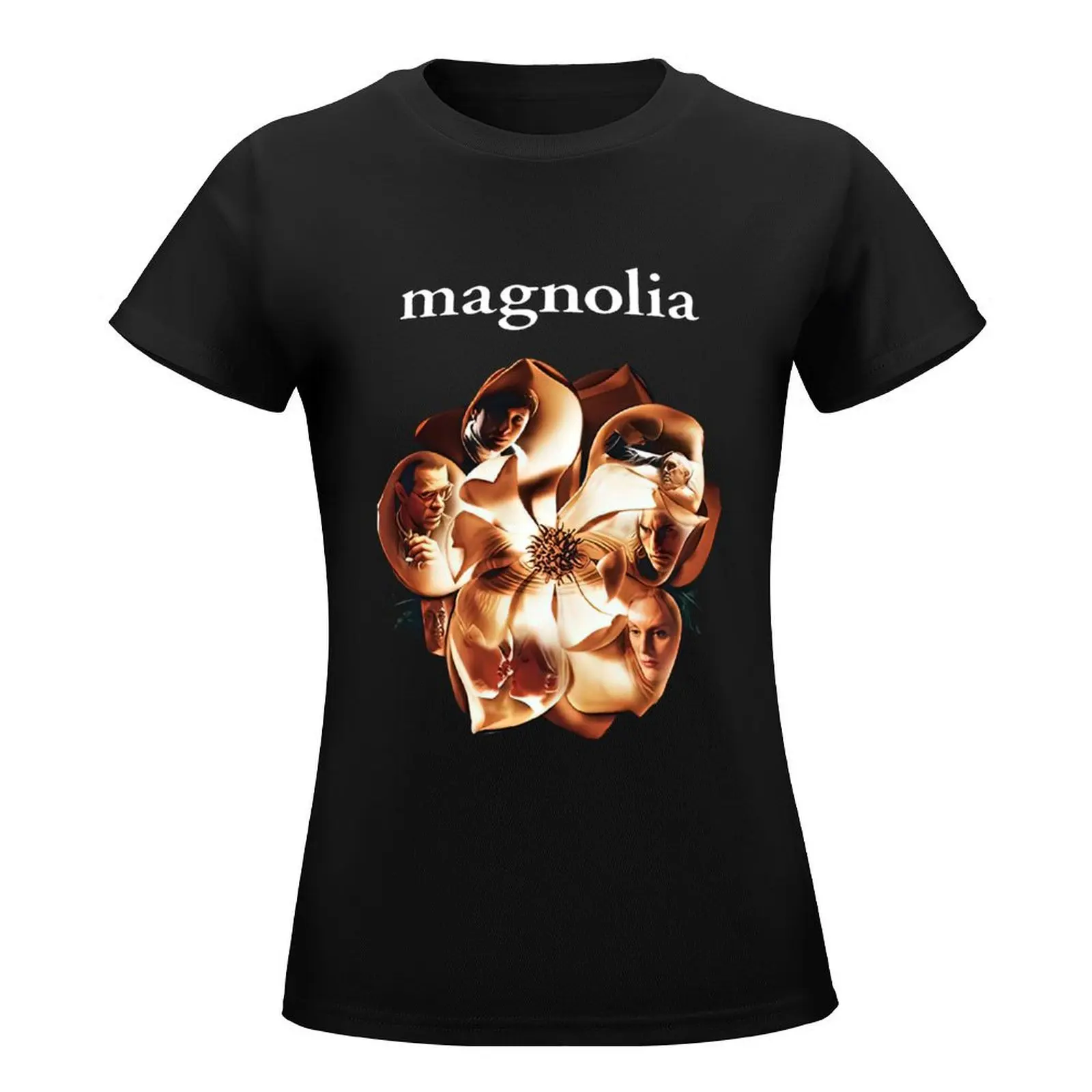 Magnolia Movie T-Shirt female customizeds workout t shirts for Women