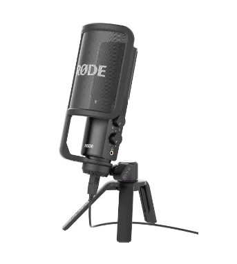 Original Rode NT-USB USB Condenser Microphone high-quality stand mount with industry standard 3/8