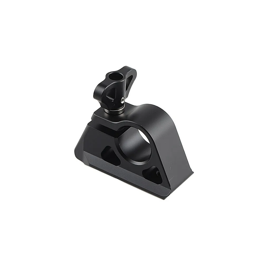 15mm Rod Clamp Adapter for Follow Focus Motor Camera Rig Mount 1/4 3/8 Threads NATO Rail Slot for ARRI RED Sony Rod Extension