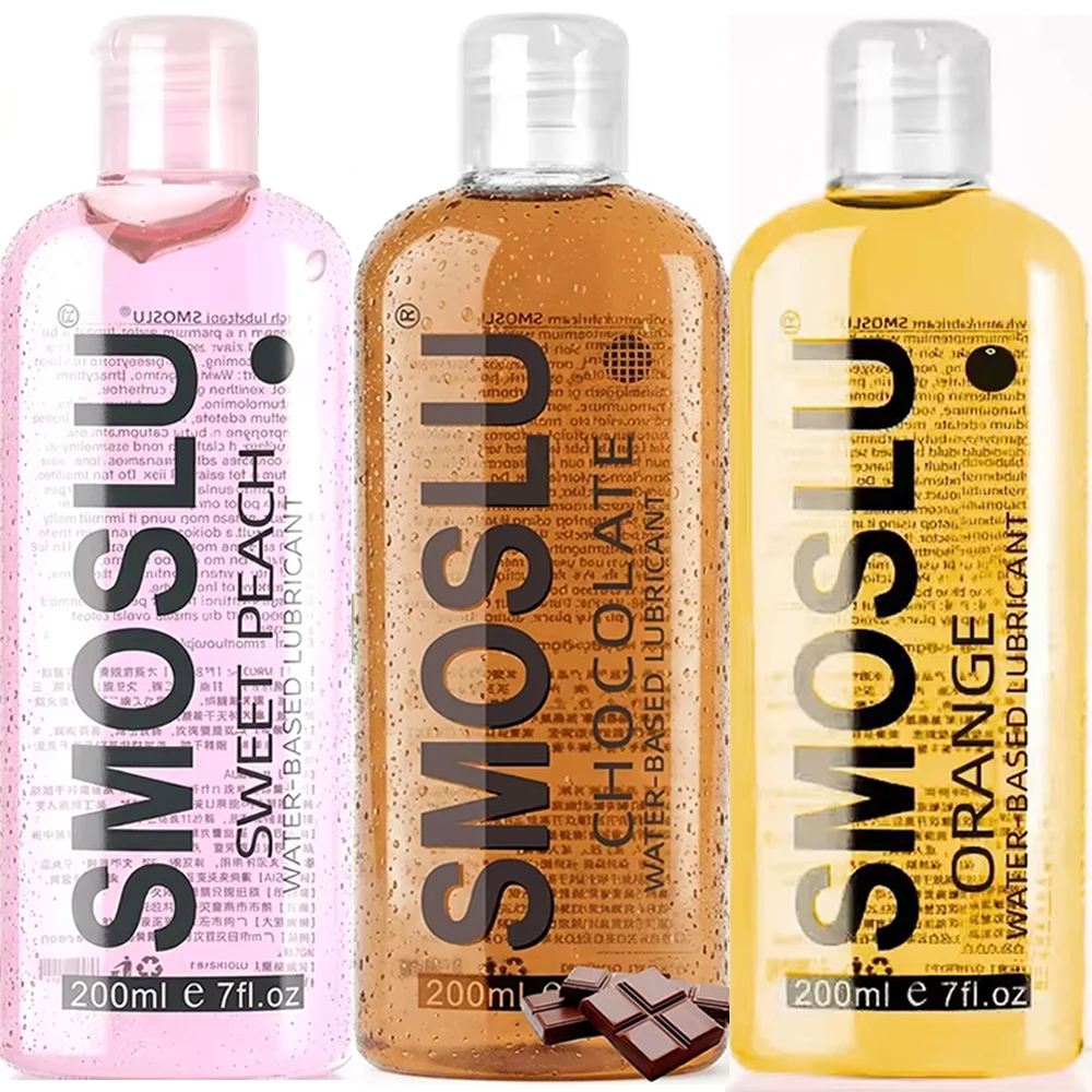 200ml Strawberry Lubricant Water Based Personal Gel for Men Women Intimate Massage Non-Greasy Easy Clean Soft Touch