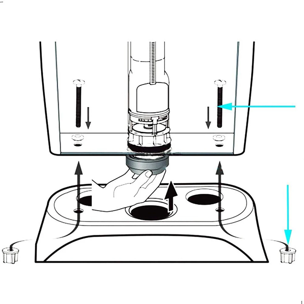 

2 шт. пластиковые петли для унитаза, болты-гайки с шайбами для крепления и ремонта сиденья унитаза, комплект для крепления унитаза