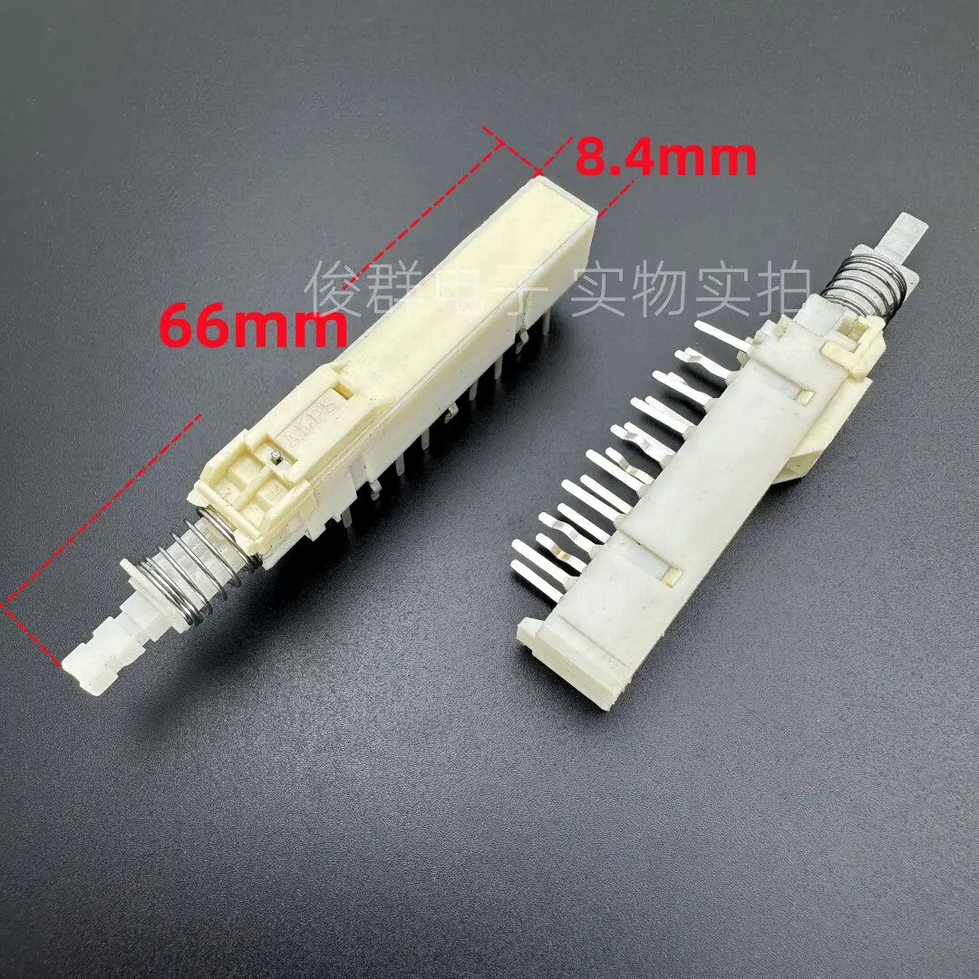 

10 шт./компл. Японские самоблокирующиеся переключатели 2*9, двухрядные, 18 контактов, с фиксацией, регулируемая кнопка питания, кнопка для аудиооборудования, клавишный переключатель, прямая кнопка-клавиша