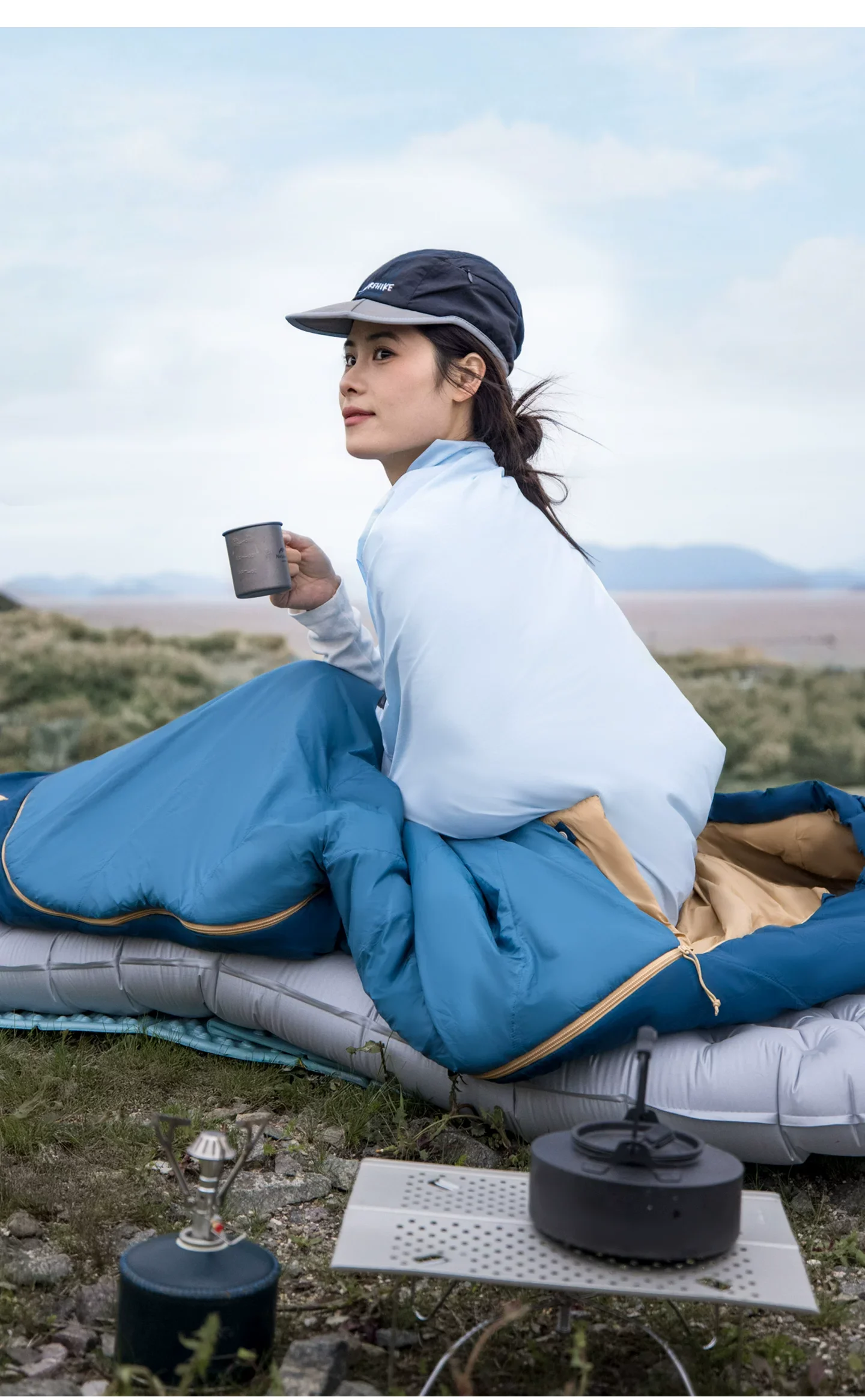 Naturehike Leichter Schlafsack-Inlett für Camping und Reisen, Einzel-Schlafsack-Bezug, Ultraleicht, Komfortable Bettlaken, Schlafsack – Detail 12
